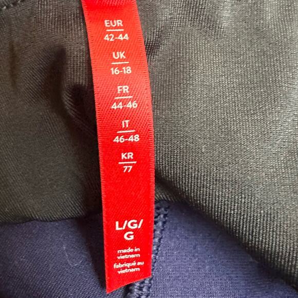 Spanx Blue Velvet Leggings sz Large - Picture 7 of 11